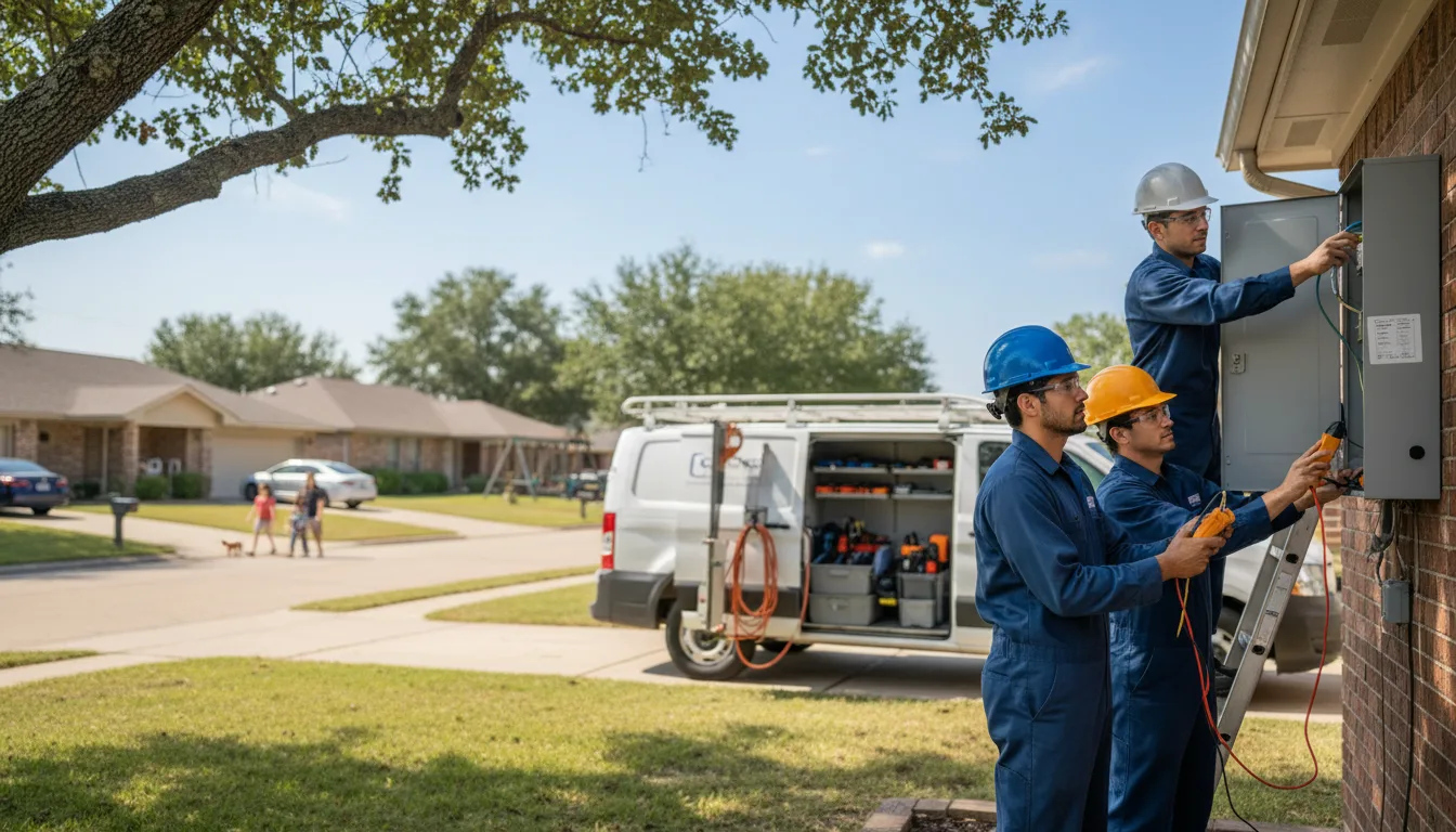 Certified electrician providing emergency electrical services in Elmdale, KS